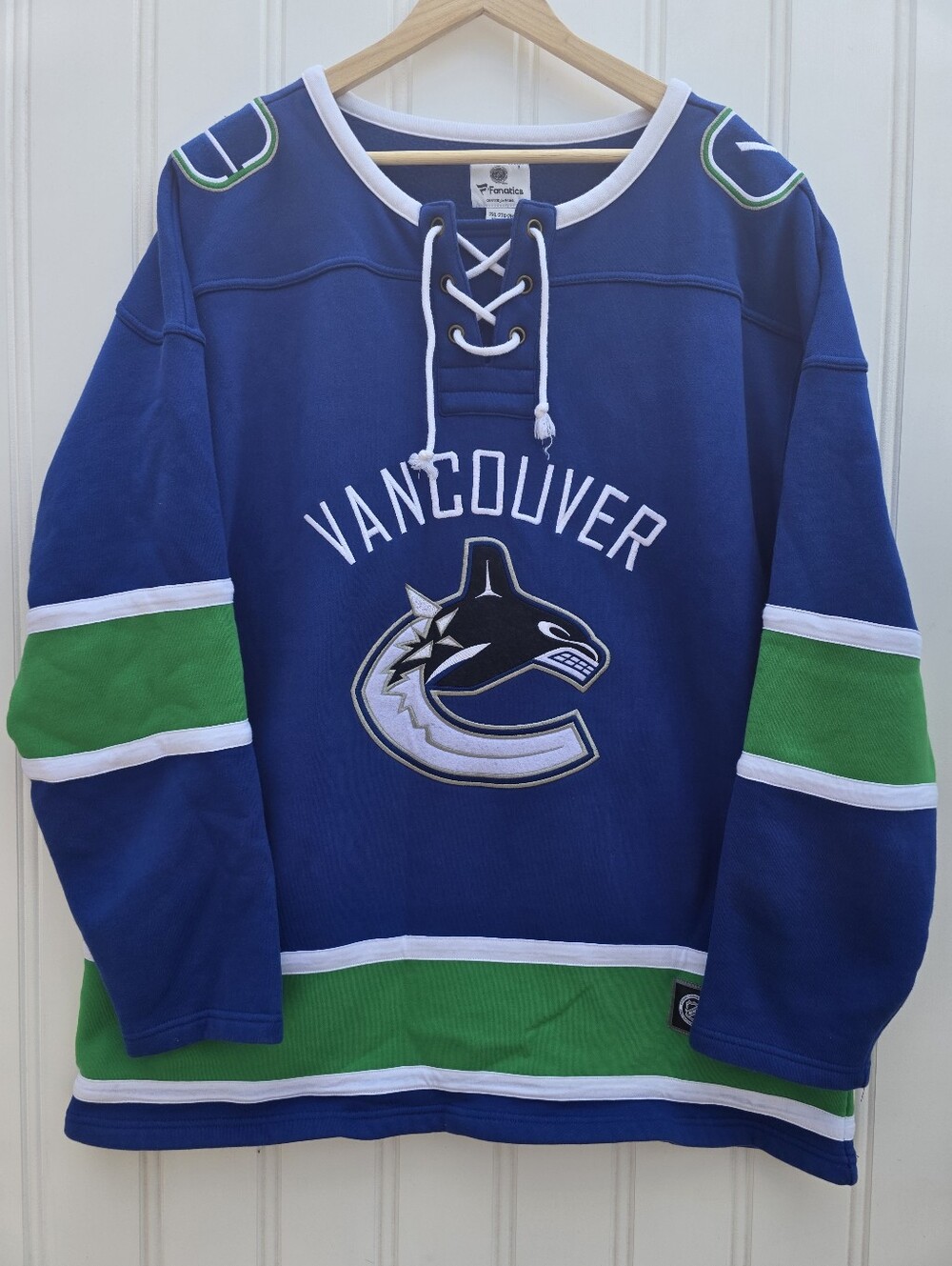 Fanatics NHL Vancouver Canucks Hockey Pullover Sweater 2XL